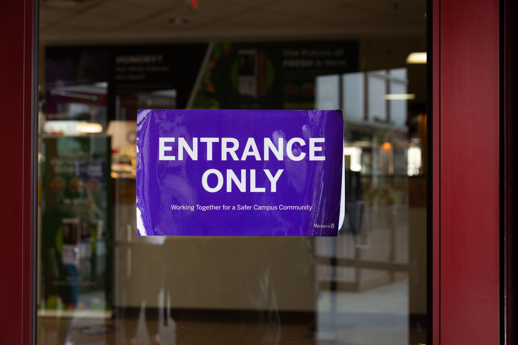 UCC main door sign